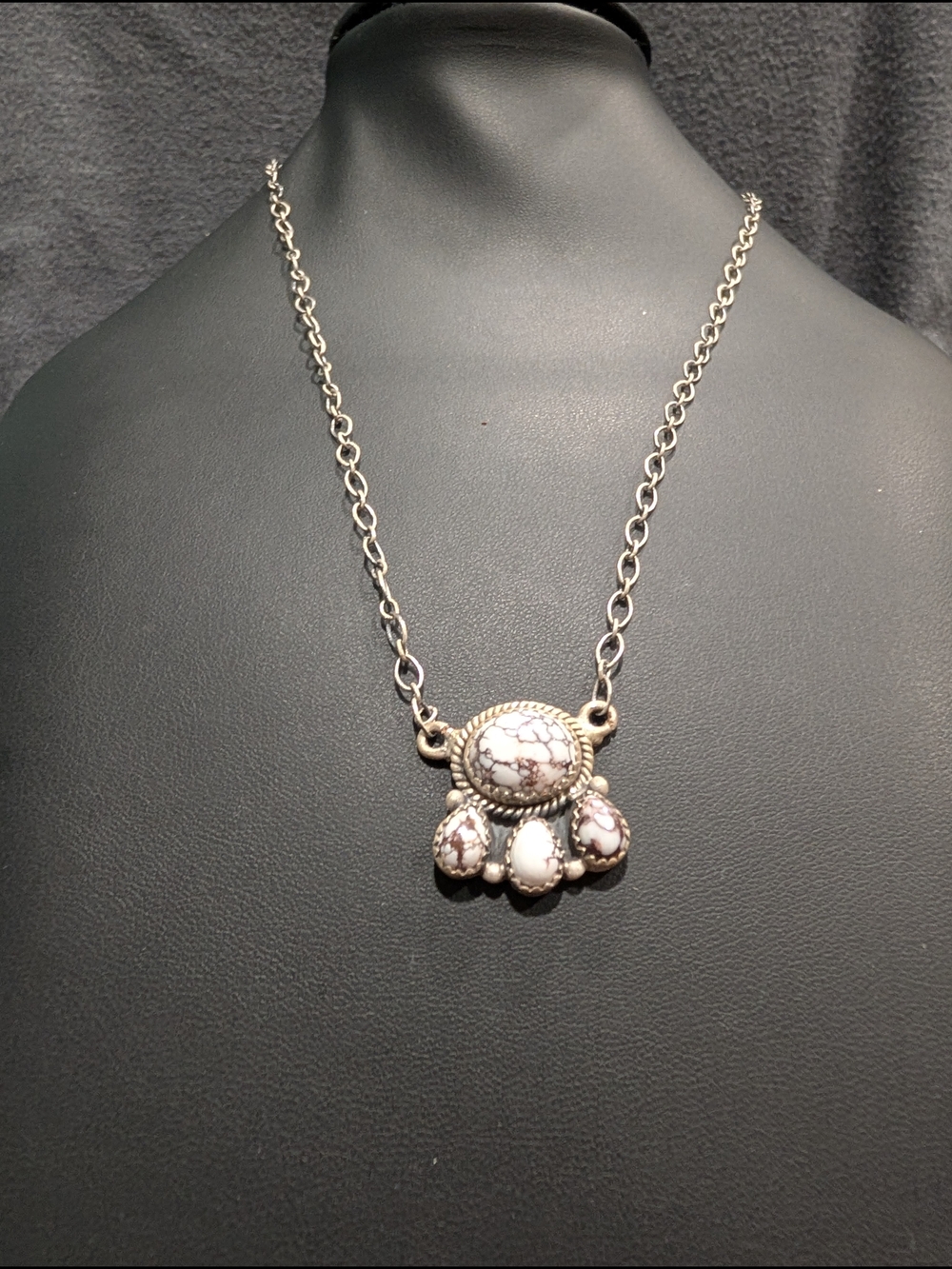 Wild Horse Teardrop Pendant Necklace - Women Jewelry
